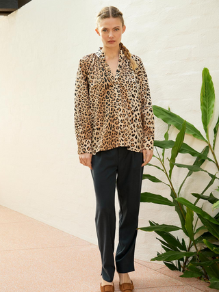 Chloe Leopard Blouse