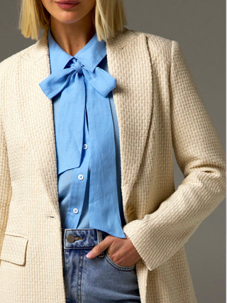 Emporium Jacket - Ecru Boucle