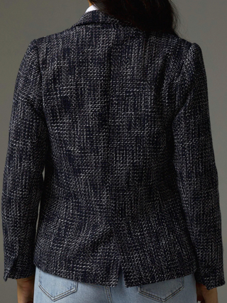 Poise Jacket - Black and White Boucle
