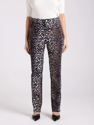 Animal Print Jeans - Leopard Print