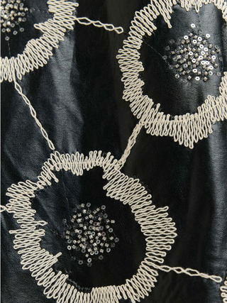 Florence PU Skirt - Black