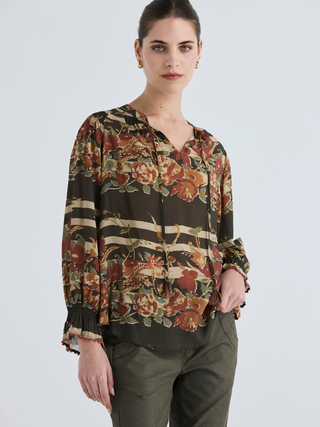 Jasmine Top - Jasmine Print