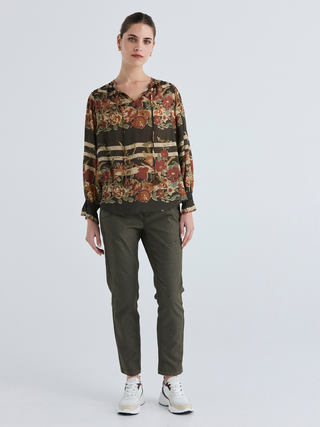 Jasmine Top - Jasmine Print