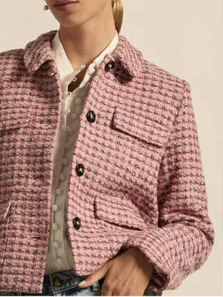 Adjoin Jacket - Rose Boucle