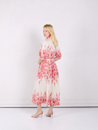 Hattie Dress - Red Floral