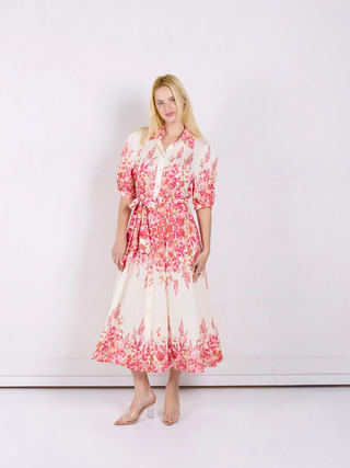 Hattie Dress - Red Floral